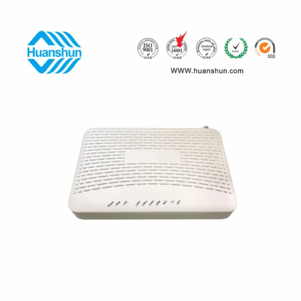 HSOS21176GNW FTTH 終端（XPON ONU WIFI，CATV） （GE+3FE+2*2WIFI+CATV NE)